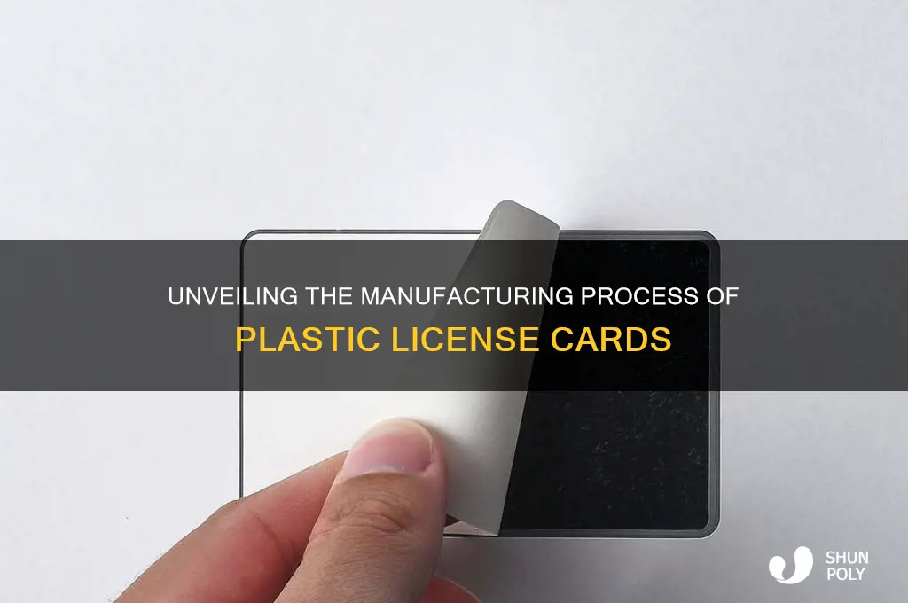 where do they make the plastic cards for liscences