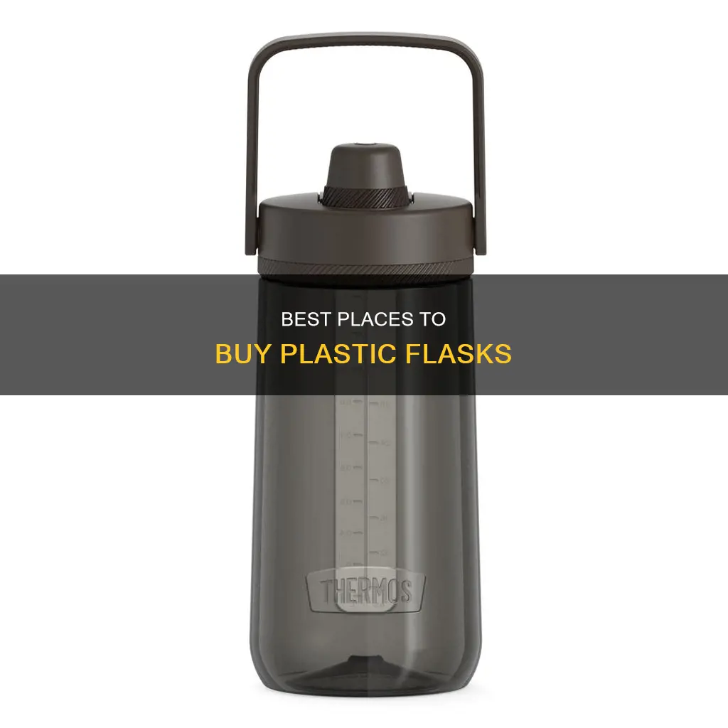 where do they sell plastic flasks