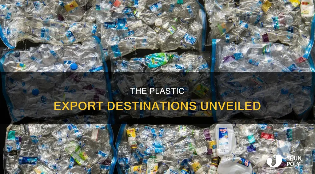where do we export plastics to