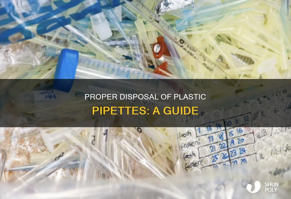 where do you dispose of plastic pipettes