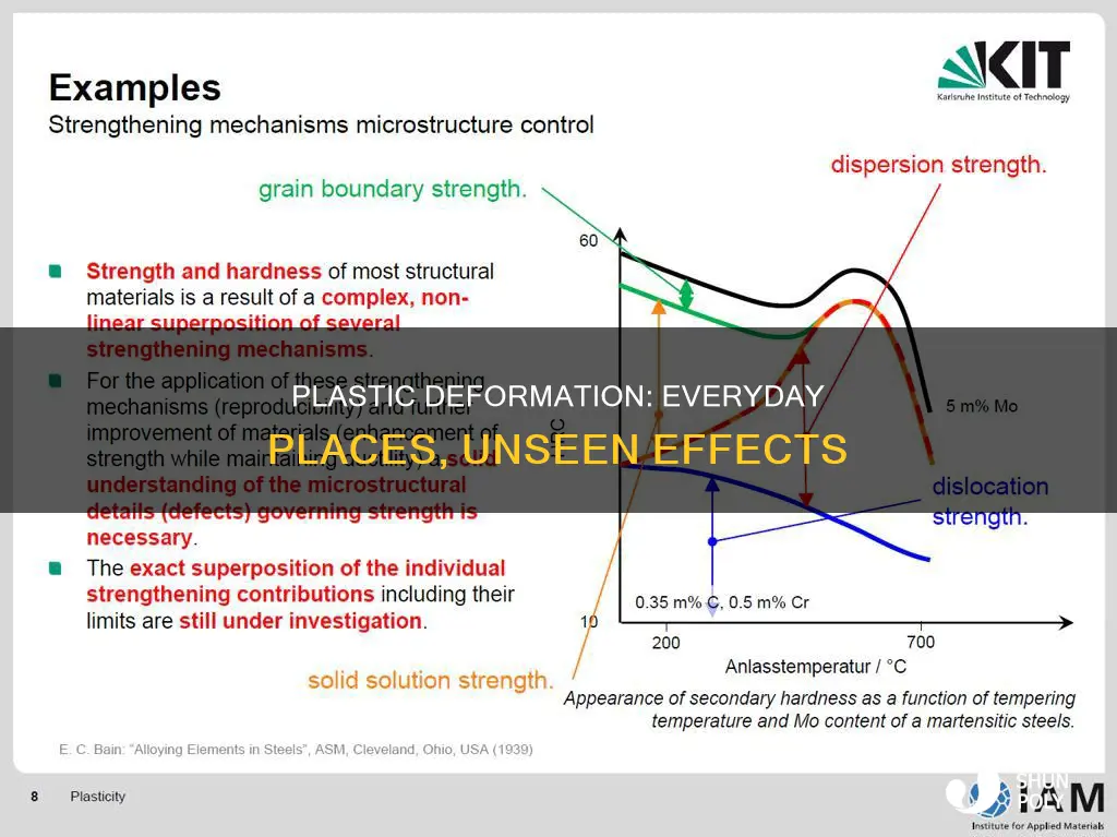 where do you find plastic deformation
