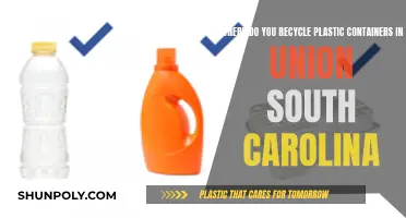 Recycling Revolution: Plastic Containers in Union, South Carolina