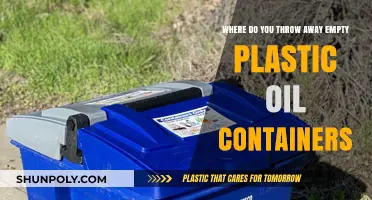 Disposing of Plastic Oil Containers: A Guide