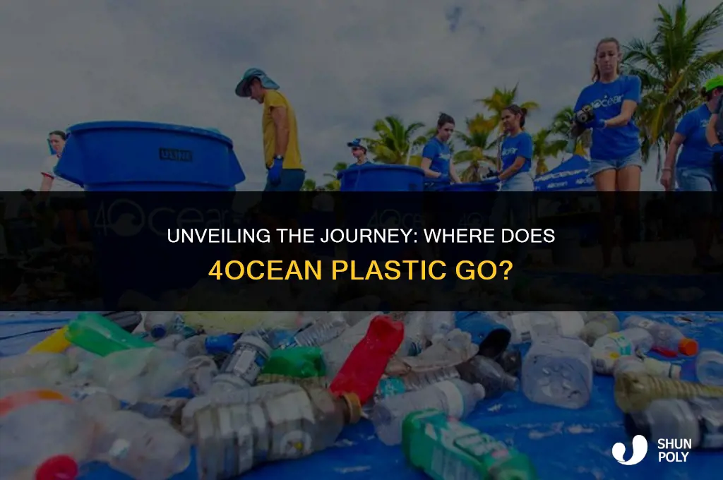 where does 4ocean plastic go
