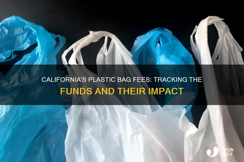 where does california plastic bag money go