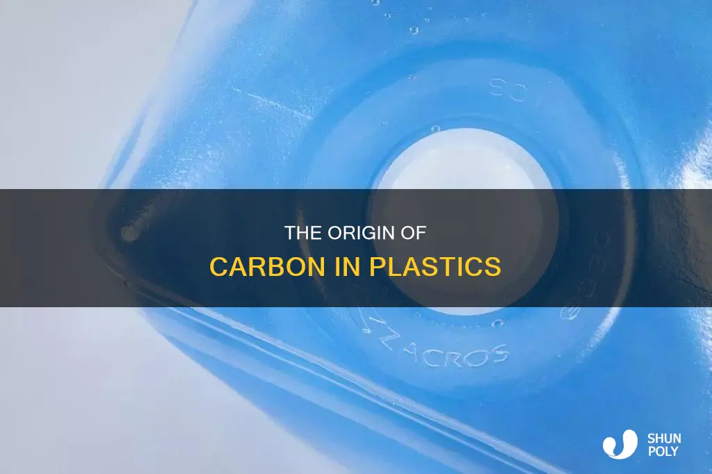 where does carbon come from in plastics