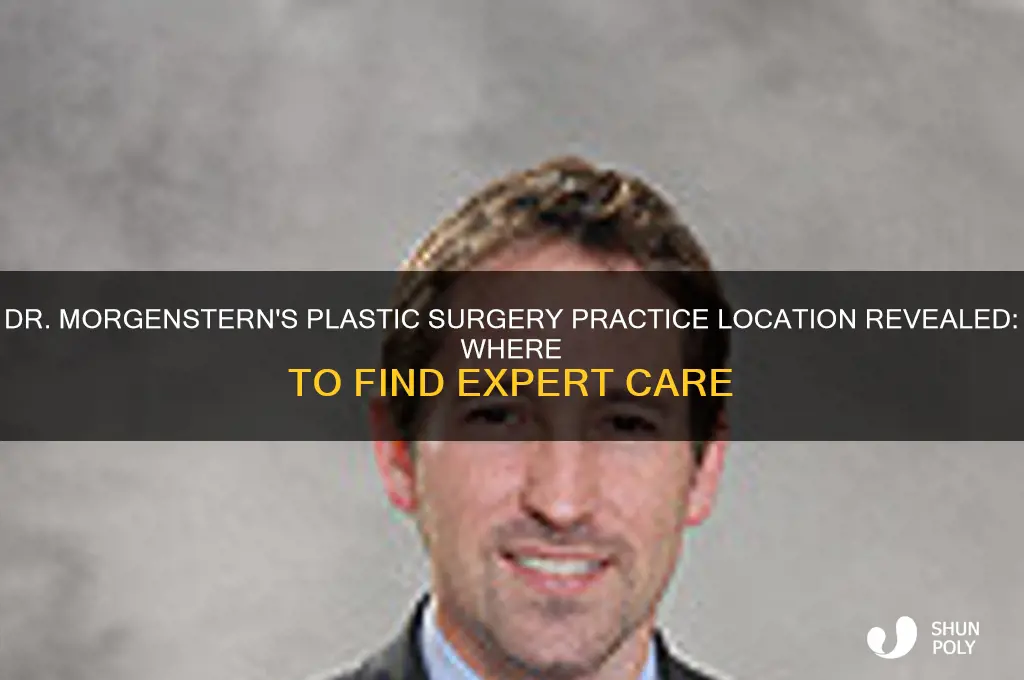 where does dr morgenstern plastic surgery operate
