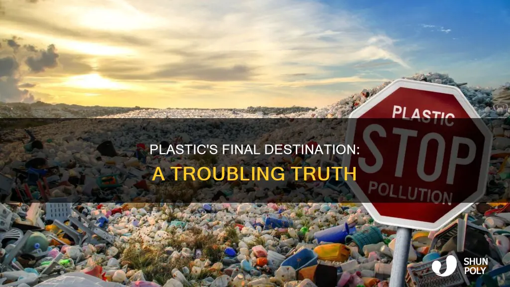 where does most plastic end up