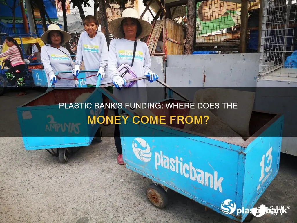 where does plastic banks money come from