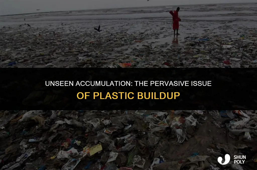 where does plastic build up