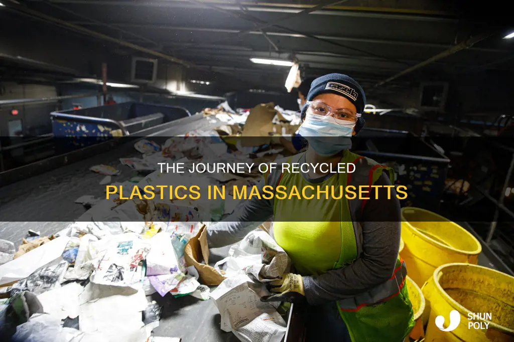 where does plastic recyling in massachusetts go