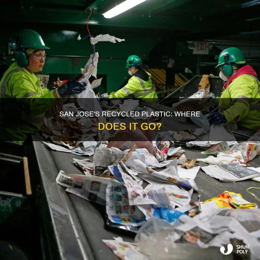 where does san jose send recycled plastic