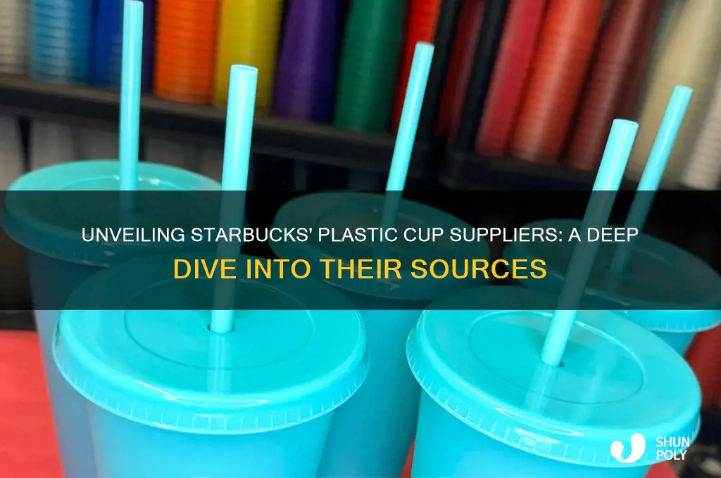 where does starbucks get their plastic cups from