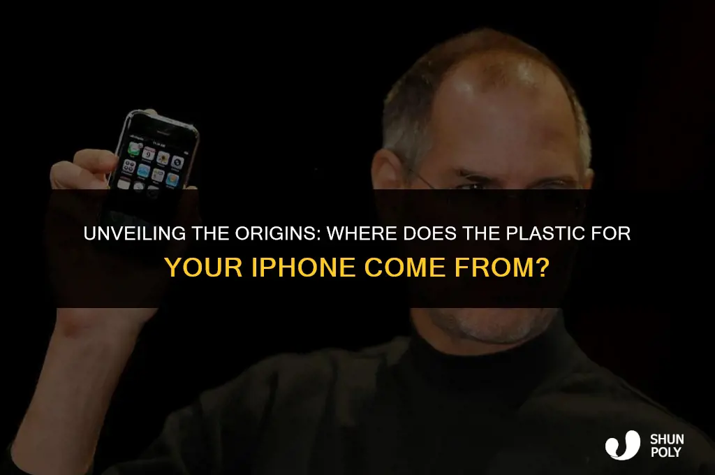 where does the plastic for the iphone come from
