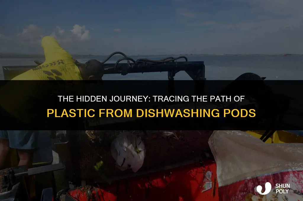where does the plastic from dish washing pods go