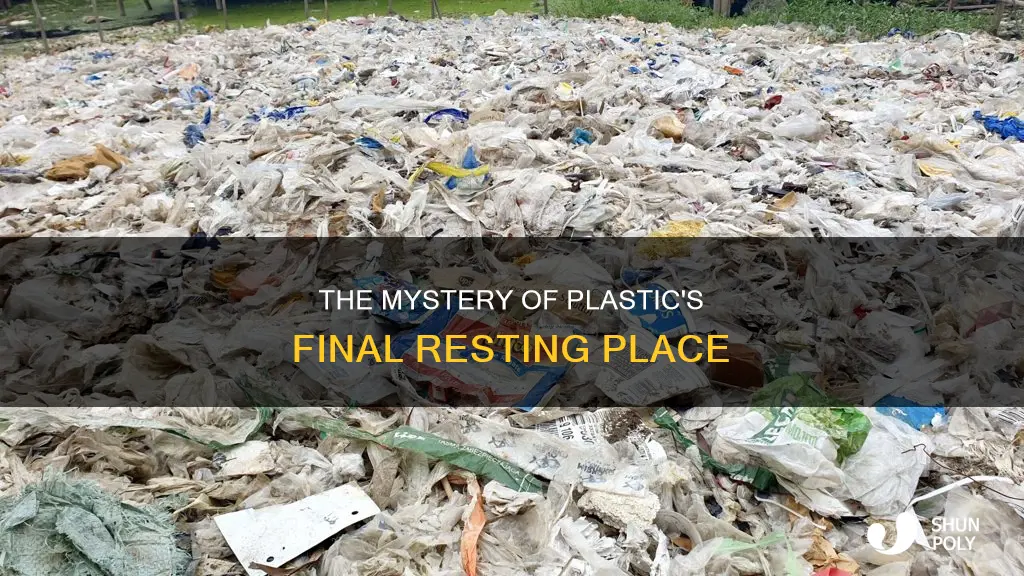 where does the plastic go in land