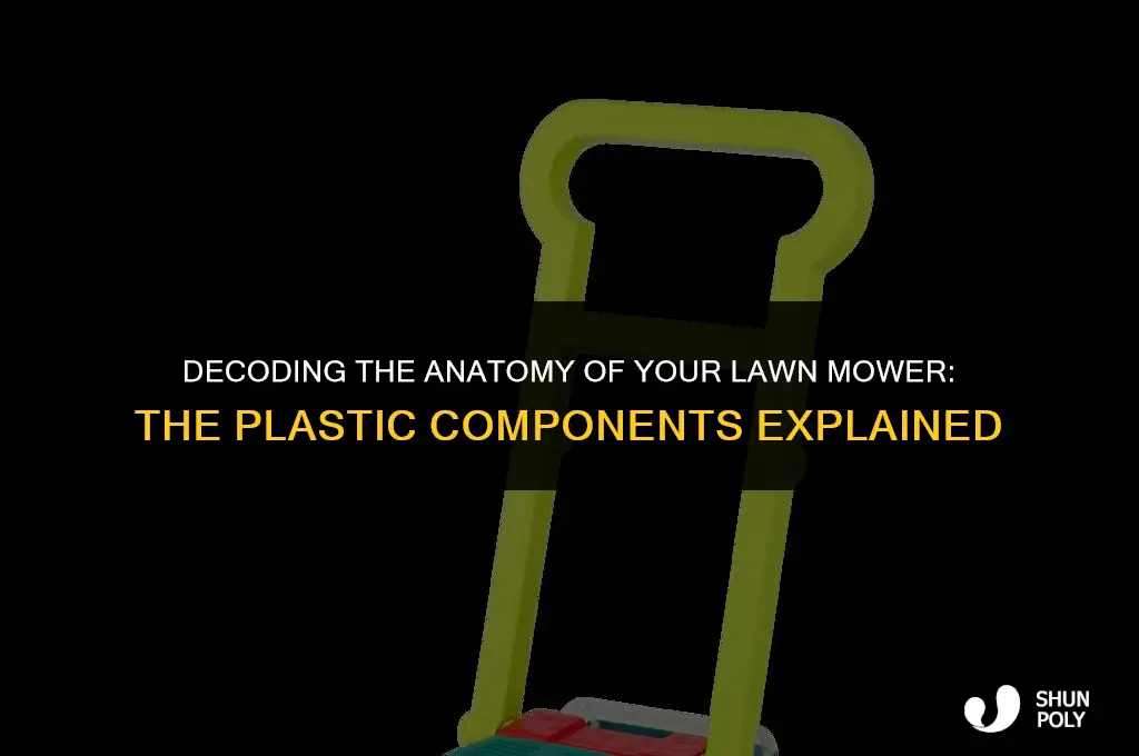 where does the plastic part of the lawn mower go
