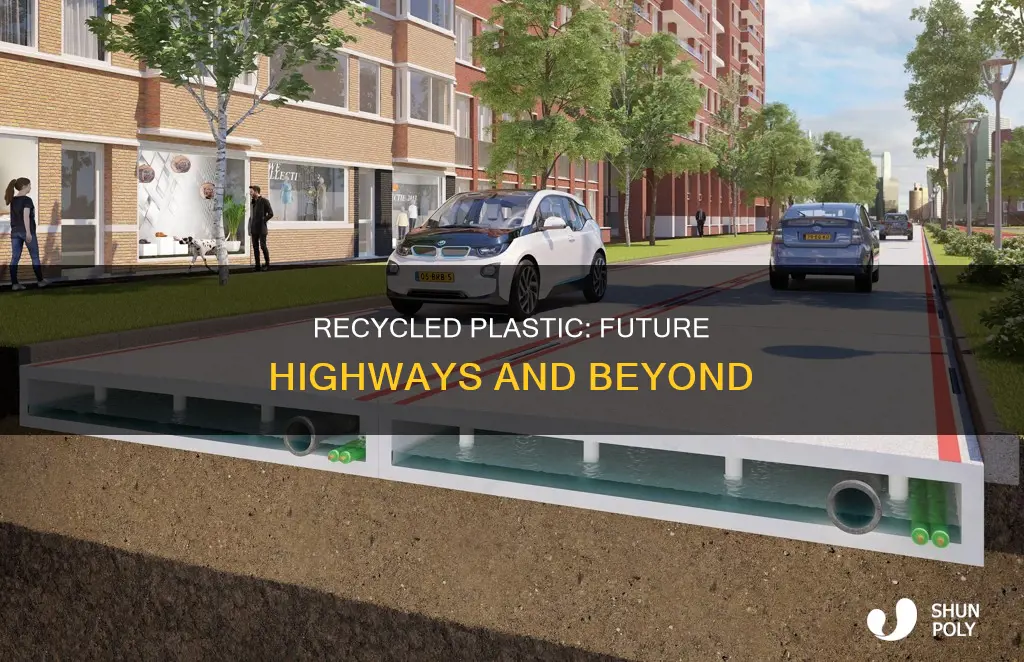 where does your recycled plastic go perhaps into future highways