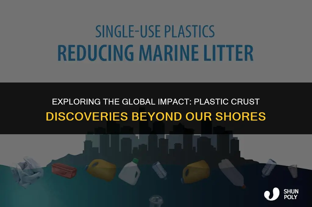 where else has plastic crust have been found