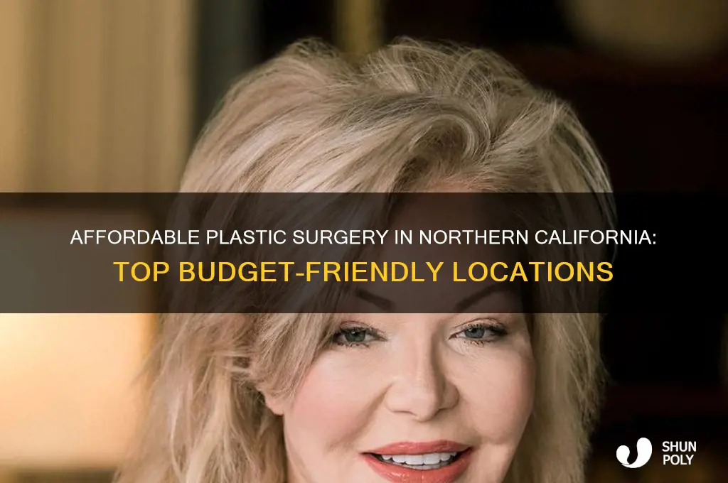 where in northern california is plastic surgery cheapest