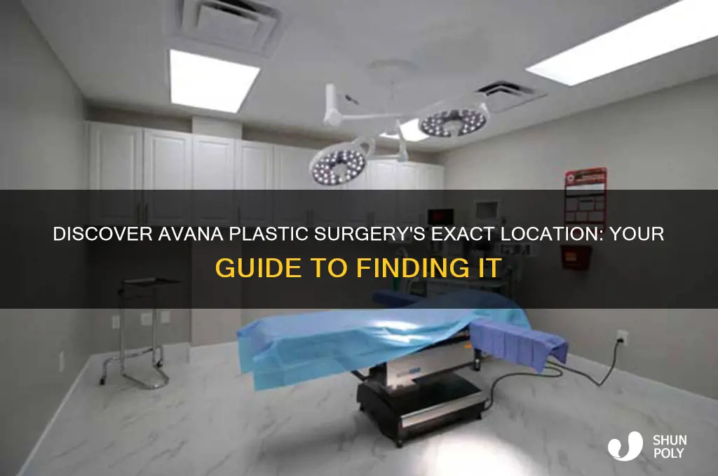 where is avana plastic surgery located