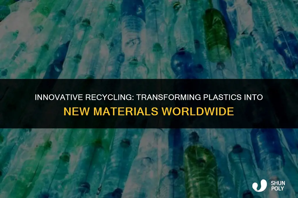 where is converting plastics into new materials taking place
