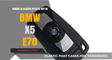 Where to Find the Plastic Key Slot in Your BMW X5 E70
