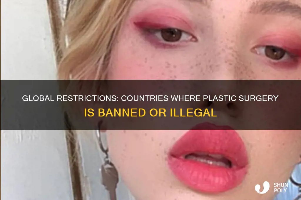 where is plastic surgery illegal