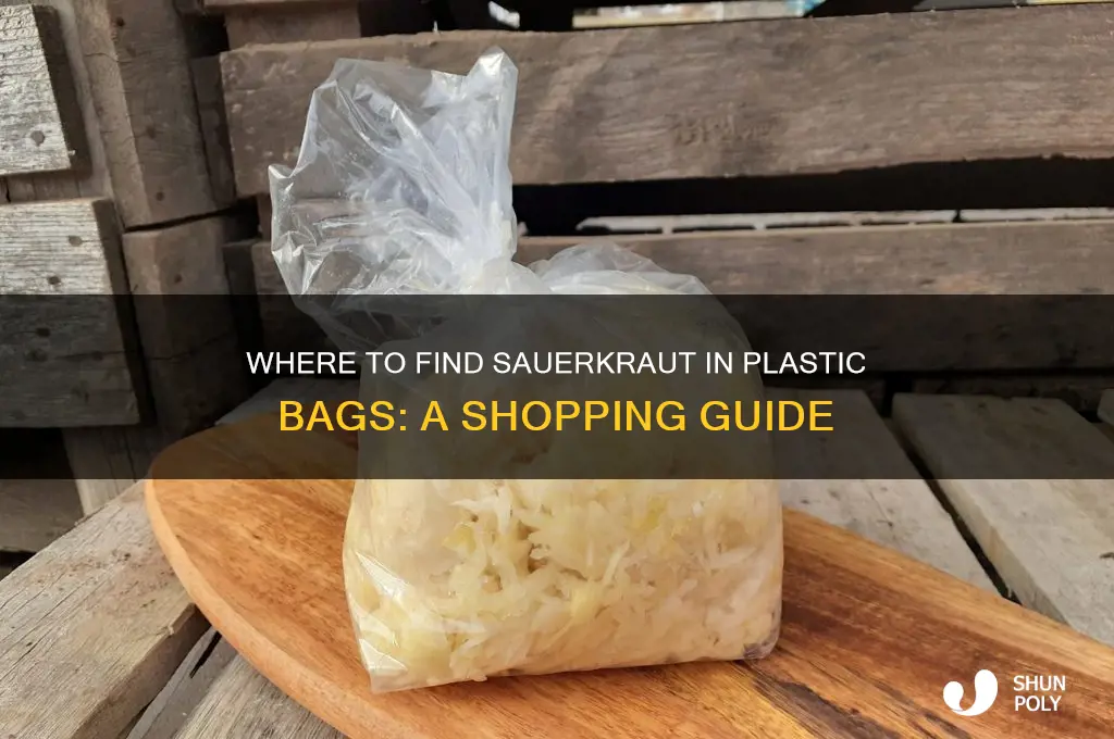 where is saurkraut sold in plastic bags