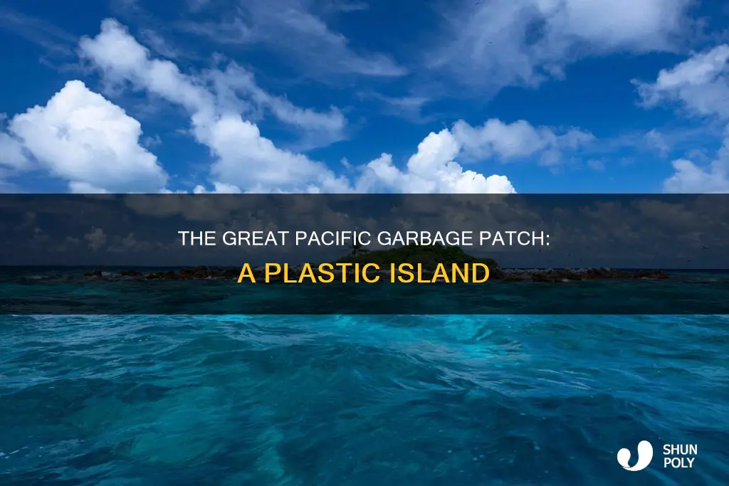 where is the floating plastic trash island