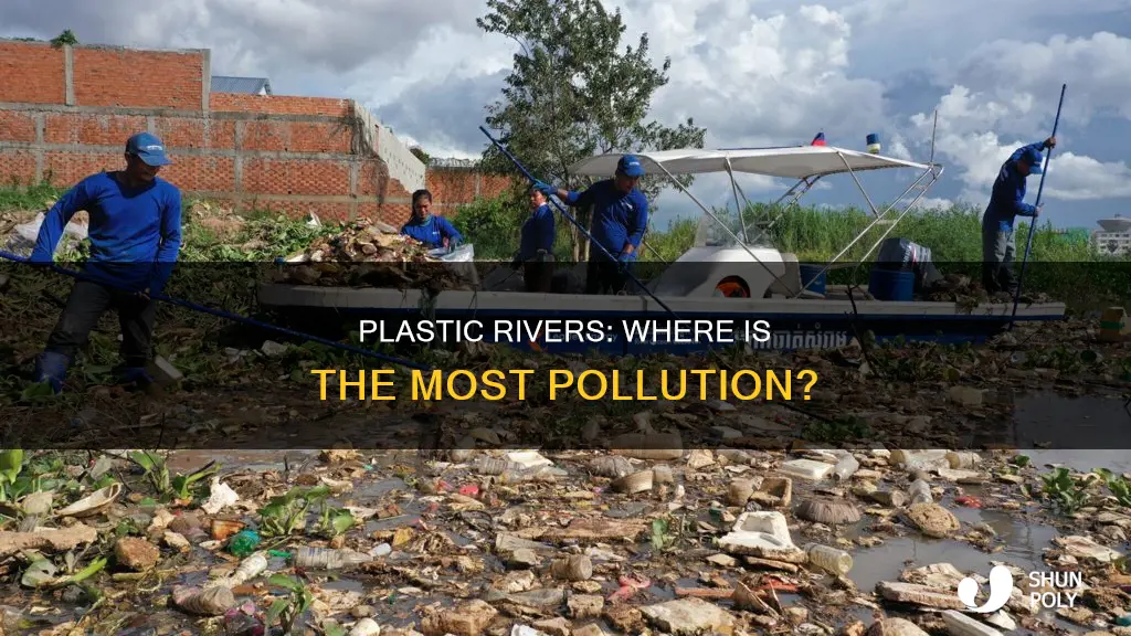 where is the most plastic in rivers