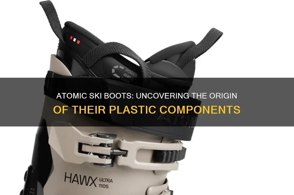 where is the plastic on a atomic ski boots made