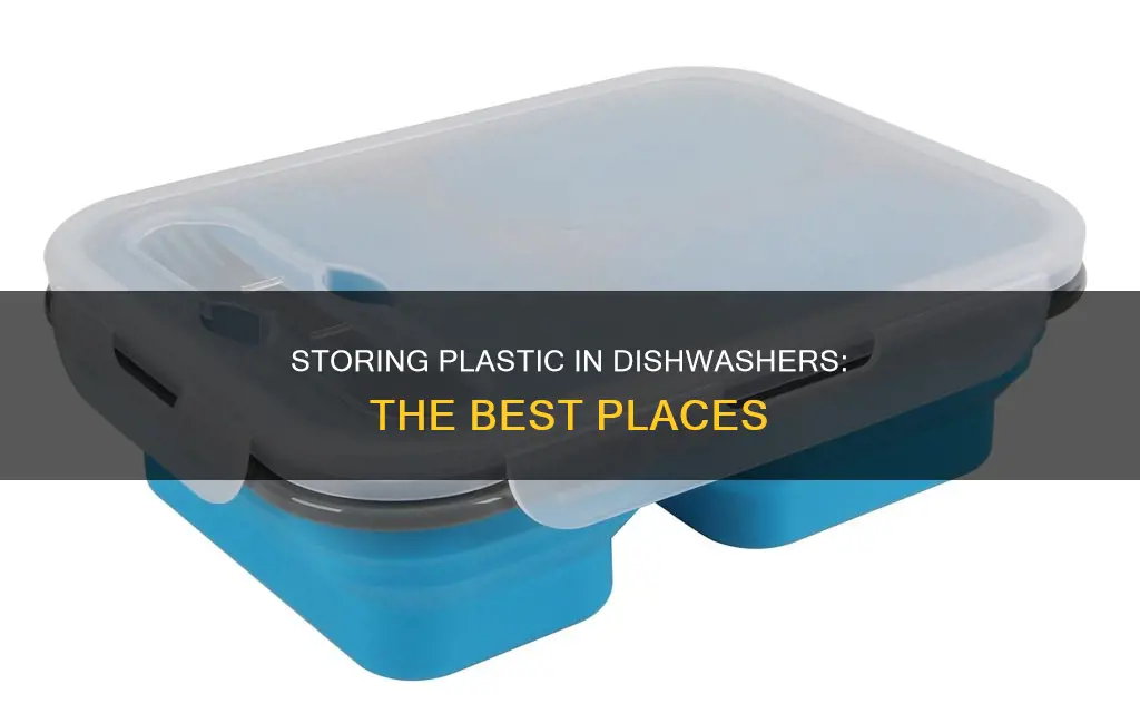 where should plastic be stored in dishawasher