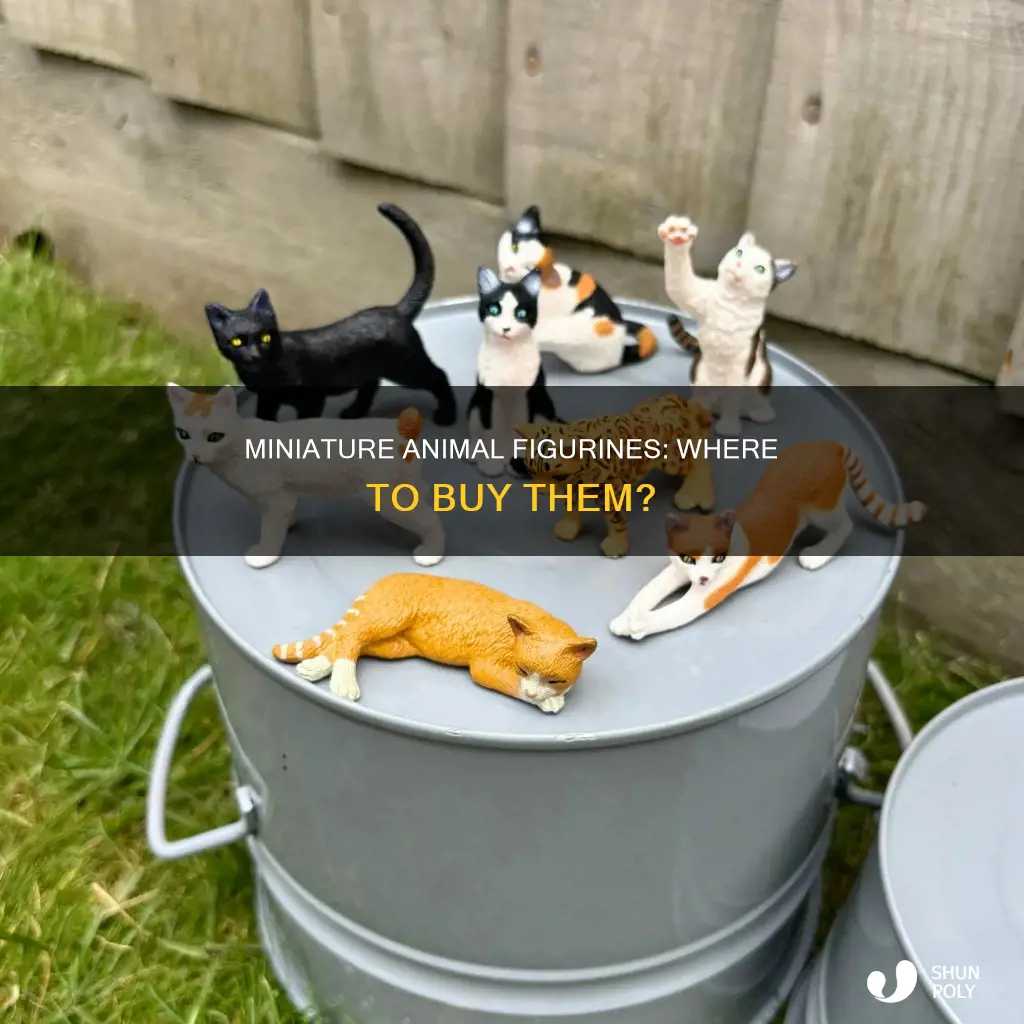 where they sell plastic minature animals figurines