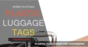 Attaching Plastic Luggage Tags: The Right Place