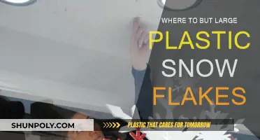 Large Plastic Snowflakes: Best Places to Buy