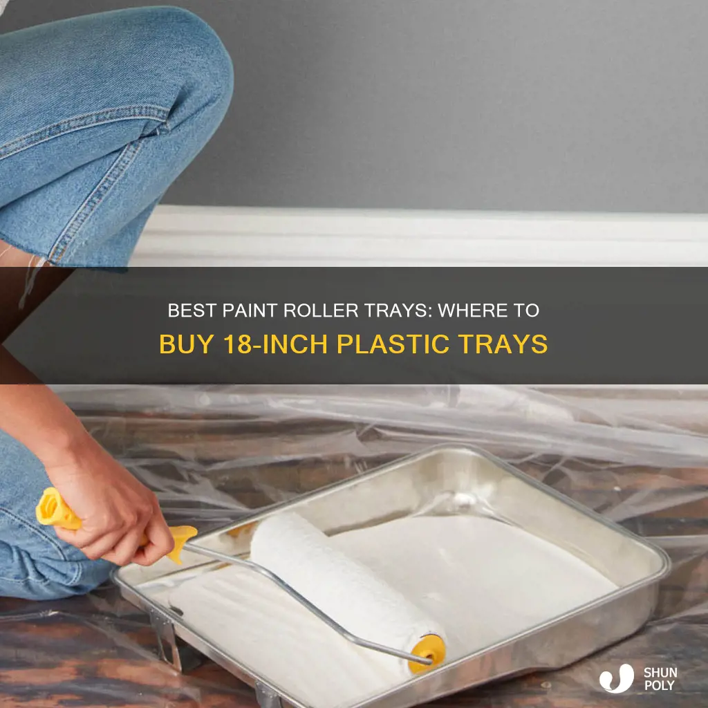 where to buy 18 plastic paint roller tray