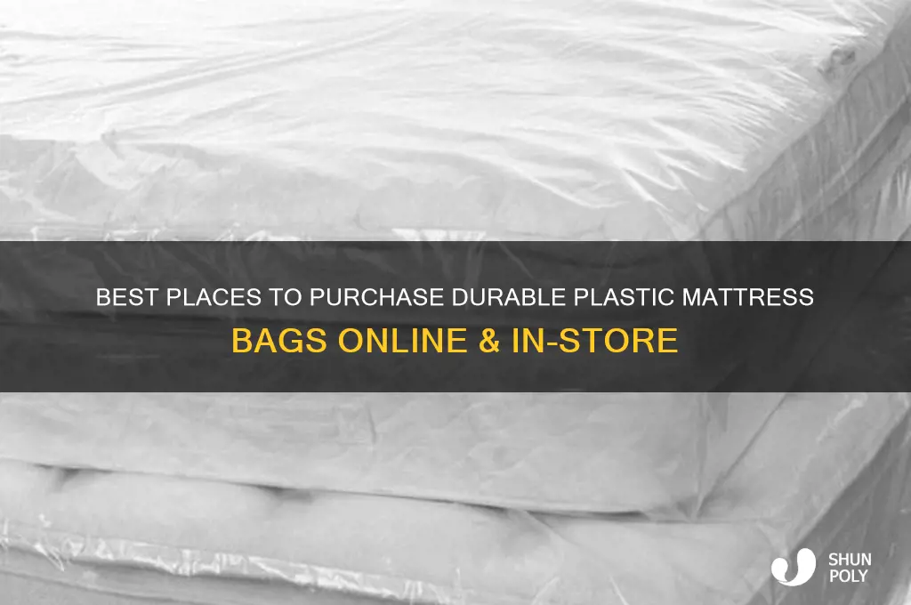 where to buy a plastic mattress bag