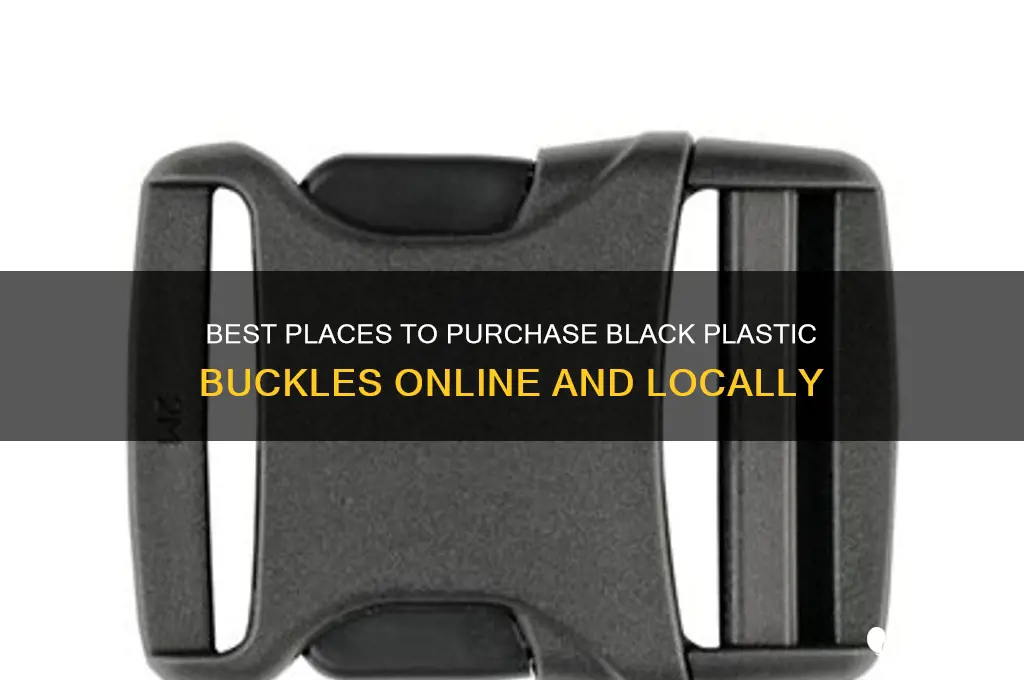 where to buy black plastic buckle