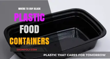 Black Plastic Food Containers: Where to Buy?