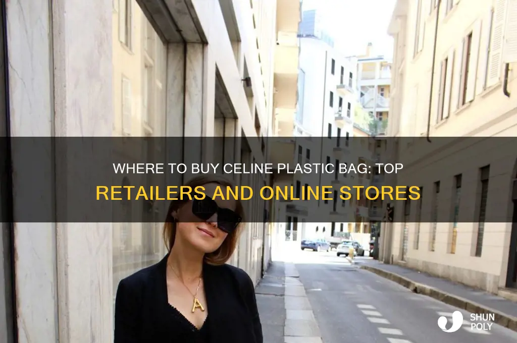 where to buy celine plastic bag