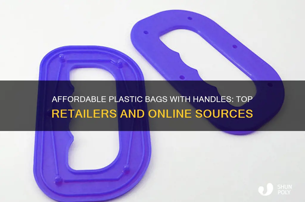 where to buy cheap plastic bags with handles