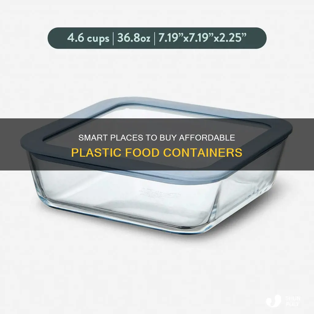 where to buy cheap plastic food containers