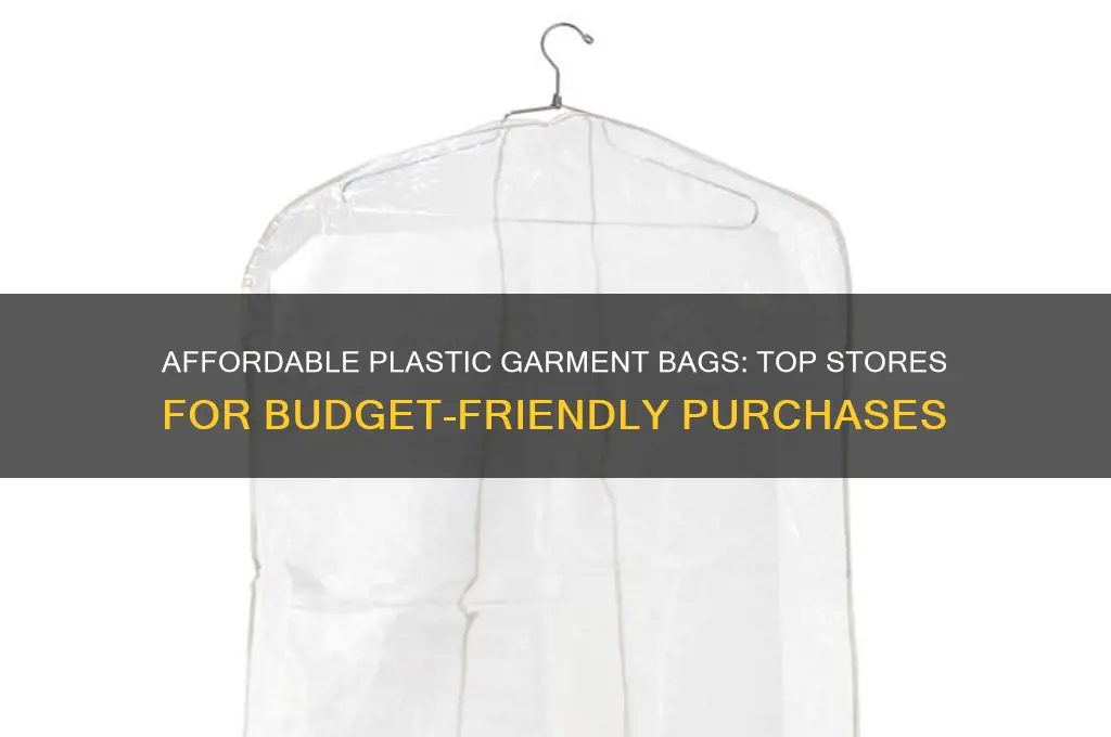 where to buy cheap plastic garment bags