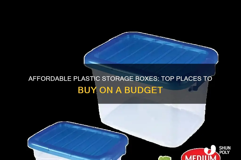 where to buy cheap plastic storage boxes