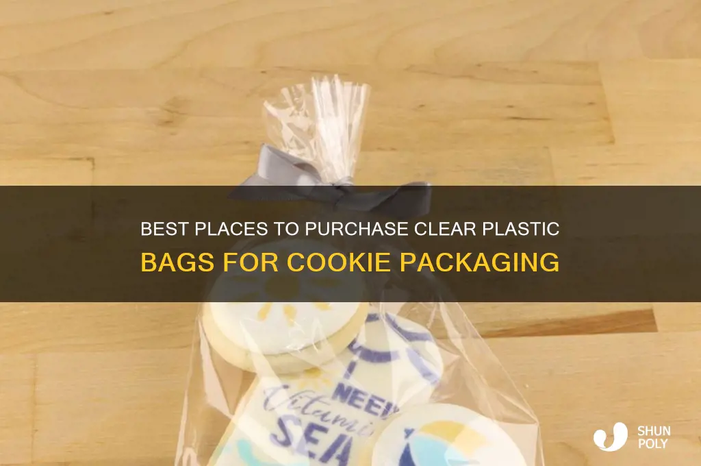 where to buy clear plastic bags for cookies