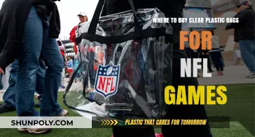 Where to Buy Clear Plastic Bags for NFL Game Day Compliance