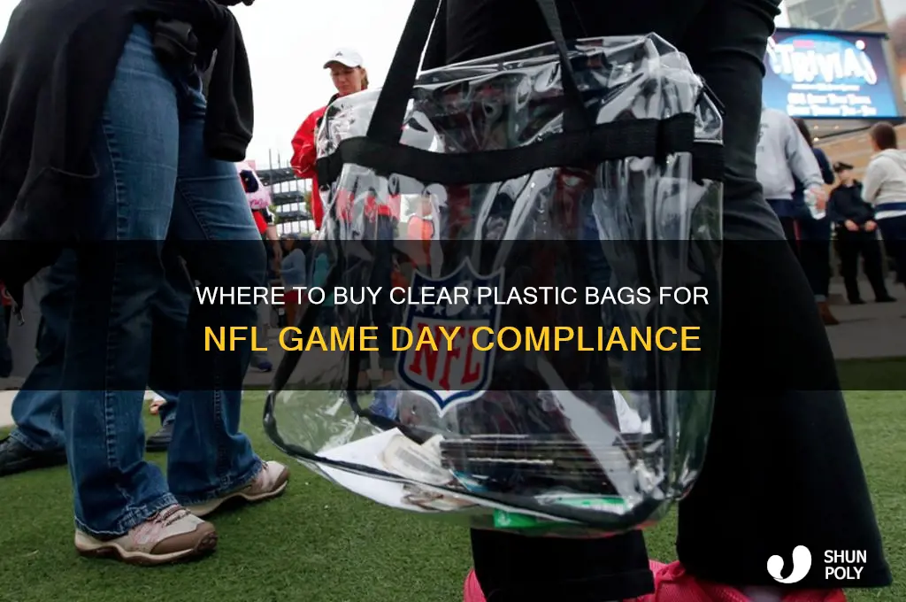 Where To Buy Clear Plastic Bags For Nfl Game Day Compliance | ShunPoly