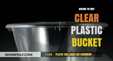Top Places to Purchase Clear Plastic Buckets for Storage & Crafts