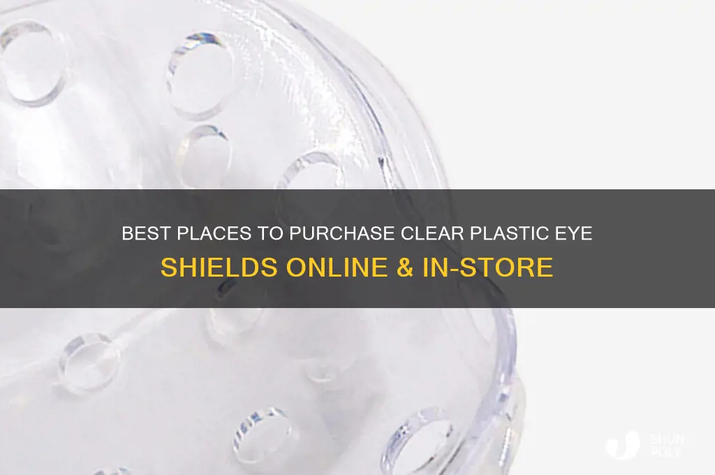 where to buy clear plastic eye shield